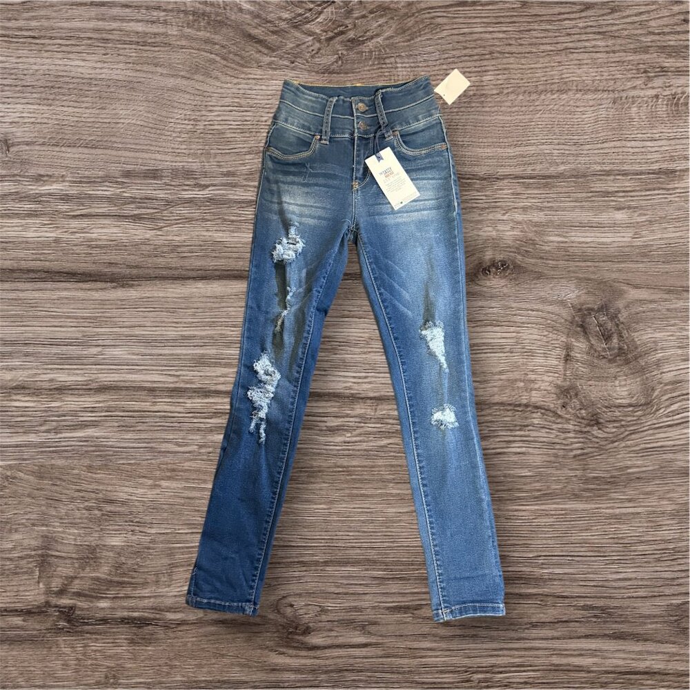 WallFlower Women's Sassy Crop High-Rise Insta Soft Jeans